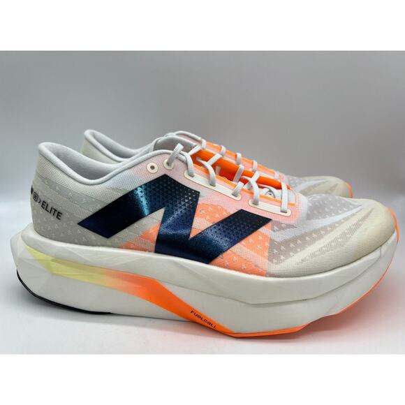 New Balance FuelCell SuperComp Elite v4 White Angora Men\'s Size 12D MRCELCW4